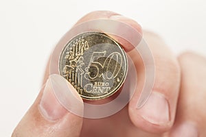 50 Euro cent coin