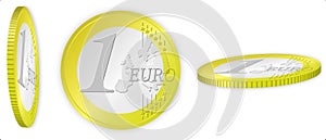 Euro coin ilustration