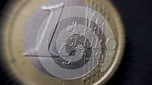 Euro Coin Macro Shot