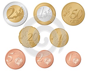 Euro coins