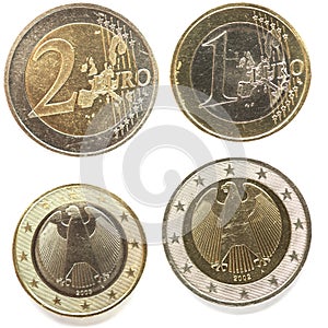 Euro coins