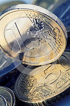 Euro coins
