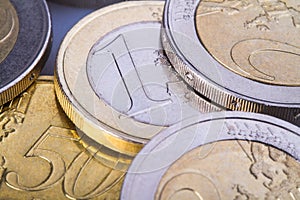 Euro coins