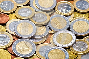 Euro coins