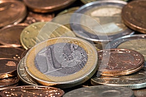 Euro coins