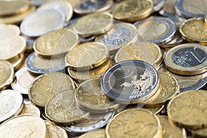 Euro coins