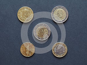 Euro coins, European Union