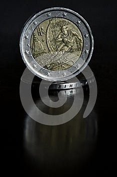 Euro commemorative coin, economy mondial