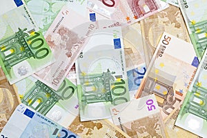 Euro currency background