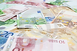 Euro currency background