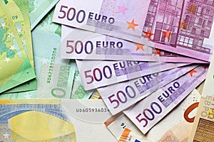 Euro currency background