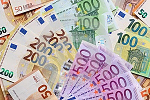 Euro currency background