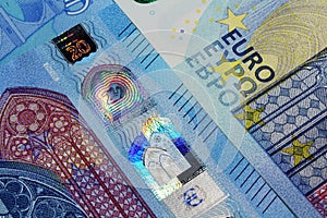 Euro currency banknotes new design photo