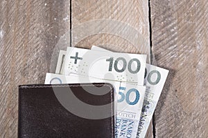 Euro currency in the wallet