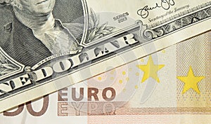 Euro dollar rate concept. Eur usd forecast photo. Eur usd exchange rate concept