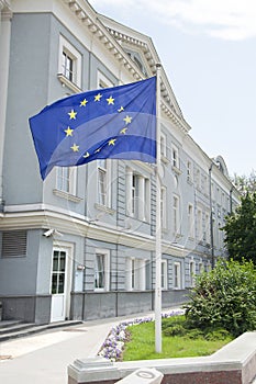 A Euro flag