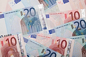 Euro money background