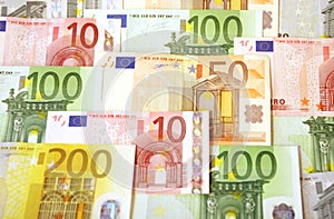 Euro money backround