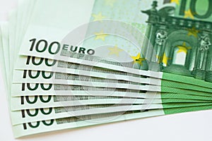 Euro money banknote