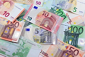 Euro Money Banknotes