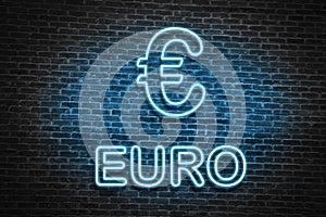 Euro neon sign