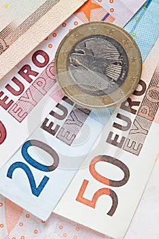 Euro notes and coins