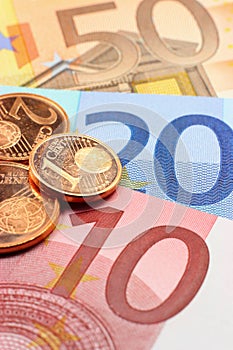 Euro notes and coins