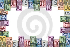 Euro notes frame