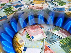 EURO notes and gas burner