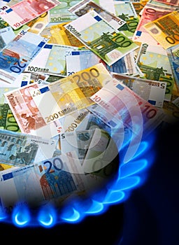 EURO notes and gas burner