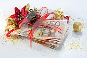 Euro package for gift christmas