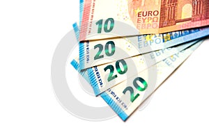 Euro paper bills photo