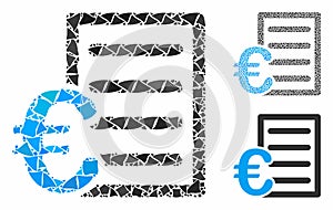 Euro pricelist Mosaic Icon of Rough Pieces
