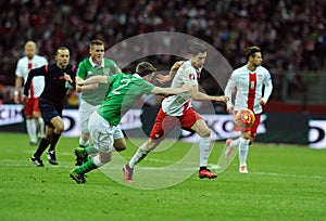 EURO 2016 Qualifying Round Poland vs Rep. of Ireland