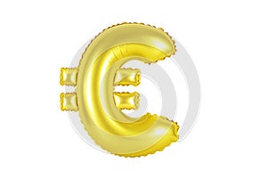 Euro sign, gold color