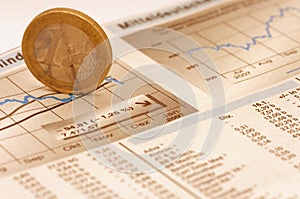 Euro stock market photo