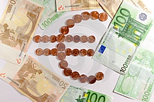 Euro symbol photo