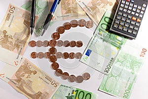 Euro symbol photo