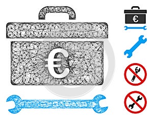 Euro Toolbox Web Vector Mesh Illustration