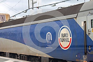 Euro tunnel train