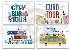 Euro and Worldwide Excursion Booking Tour Set