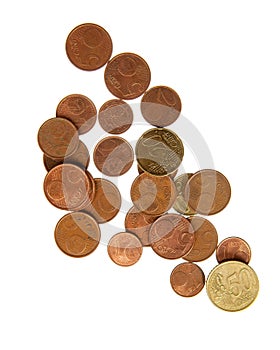 Eurocent coins