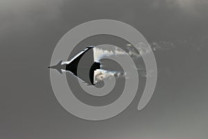 Eurofighter in silhouette photo