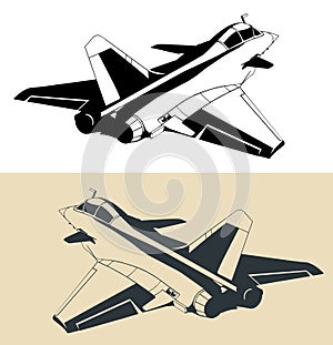 Eurofighter Typhoon illustrations photo