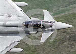 Eurofighter Typhoon jet cockpit photo