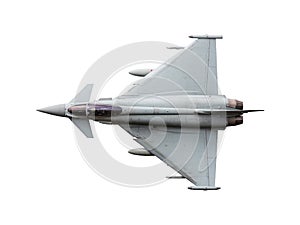 Eurofighter Typhoon jet isolated photo