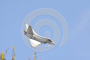 Eurofighter Typhoon makes low altitude run photo