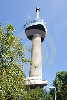 Euromast tower in Rotterdam in the Netherlands