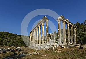 Euromos ancient city and Zeus Temple