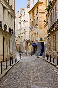 Europe Deserted Street in Paris